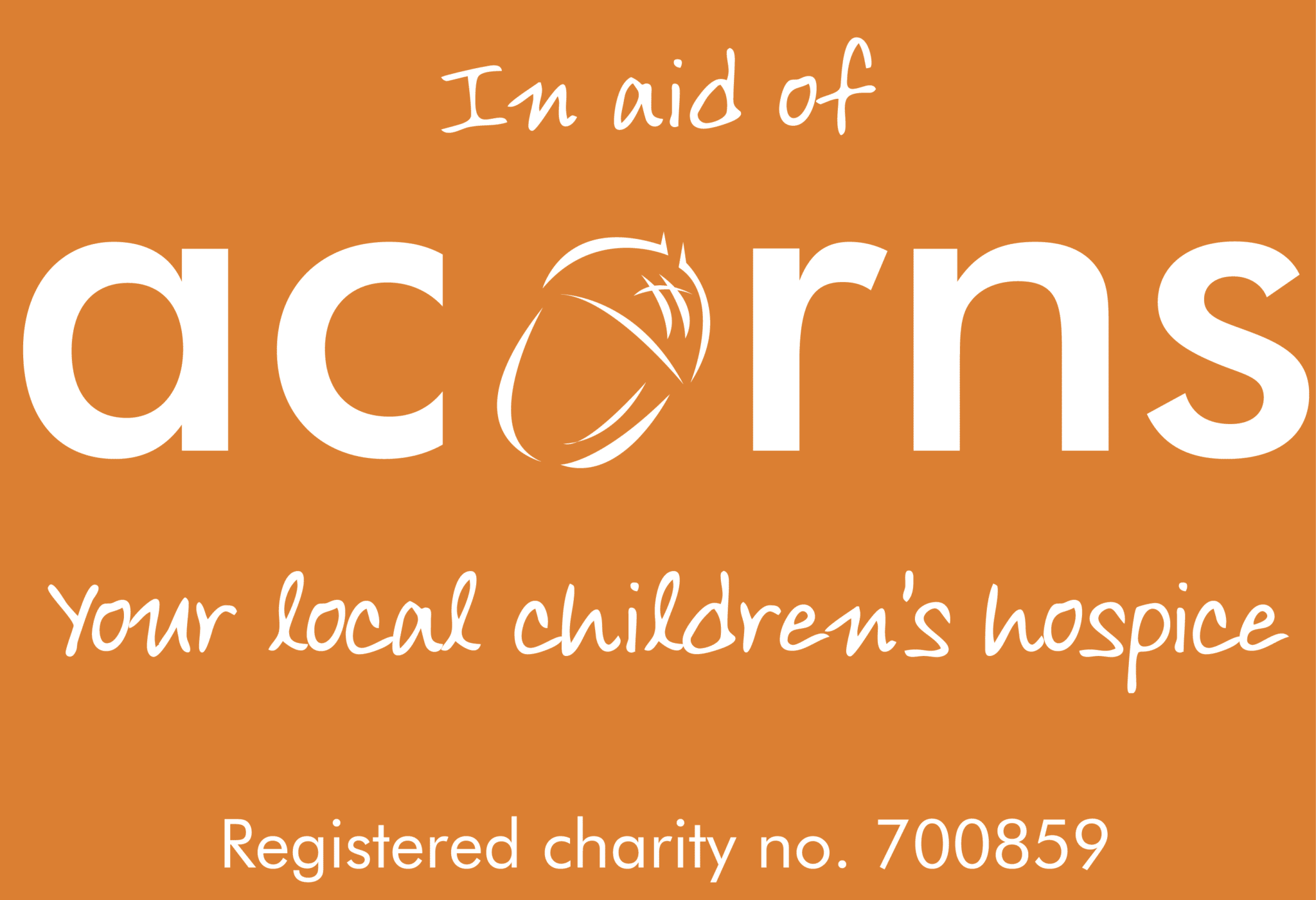 Acorns Logo Orange Background